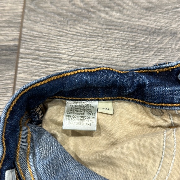 • Rag & Bone • 10 Inch Skinny Jeans Women’s Kensington Dark Blue Distressed 25 - Picture 5 of 5